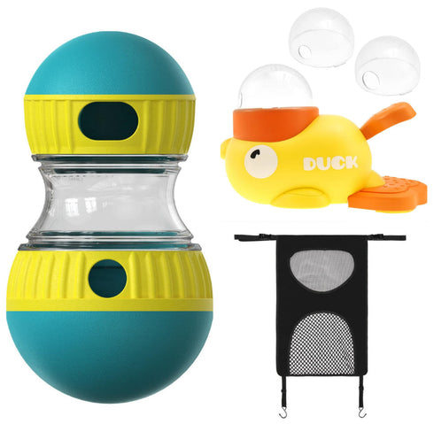 Food Dispensing Dog Toy Tumbler Leaky Food Ball Puzzle Toys Interactive Slowly Feeding Protect Stomach Increase Intelligence Pets Toy Pet Products
