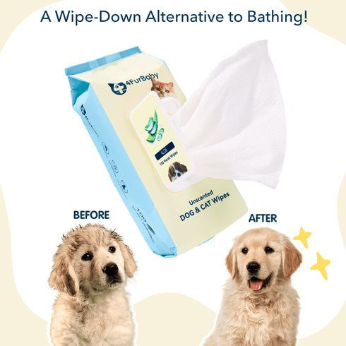 Plant-Based Dog & Cat Grooming Wipes β Gentle & Compostable Pet Wipes