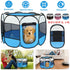Portable Foldable Pet Tent Exercise Pen Kennel Removable Zipper Top and Bottom Water Resistant Indoor Outdoor Use For Dogs Cats Other Pets