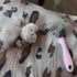Grooming Brush For Pet Dog Cat Deshedding Tool Rake Comb Fur Remover Reduce 2-Side Dematting Tool For Dogs Cats Pets Grooming Brush Double Sided Shedding And Dematting Undercoat Rake Hair Removal Comb