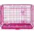 24-42" Pink Wire Dog Crate RED24-42