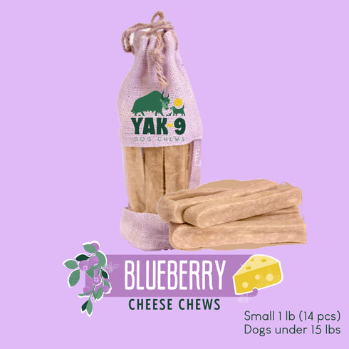 Blueberry Yak Chews for Dogs