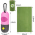 2-Pack: Dog Poop Bag Dispenser with Built-in LED Flashlight