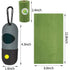 2-Pack: Dog Poop Bag Dispenser with Built-in LED Flashlight