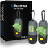 2-Pack: Dog Poop Bag Dispenser with Built-in LED Flashlight