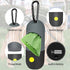 2-Pack: Dog Poop Bag Dispenser with Built-in LED Flashlight