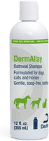 Dechra DermAllay Oatmeal Shampoo 12oz. Dogs Cats Horses Soothes Itchy Dry Skin