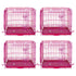 24-42" Pink Wire Dog Crate RED24-42