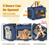 40" Soft Dog Crates Kennel with Mesh Windows