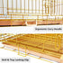 24-42" Copper Gold Wire Dog Crate GLD24/30/36/42