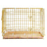 24-42" Copper Gold Wire Dog Crate GLD24/30/36/42