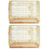 24-42" Copper Gold Wire Dog Crate GLD24/30/36/42