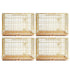 24-42" Copper Gold Wire Dog Crate GLD24/30/36/42