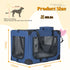 40" Soft Dog Crates Kennel with Mesh Windows