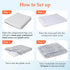 Dog gray Bed for Large furry friend