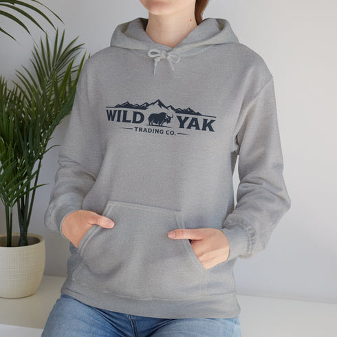 Wild Yak Logo on Hoodie – Outdoor Pullover