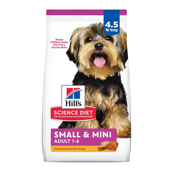 Hill's Science Diet Adult Small & Mini Chicken Meal & Rice Recipe Dry Dog Food Bag