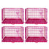 24-42" Pink Wire Dog Crate RED24-42