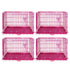 24-42" Pink Wire Dog Crate RED24-42
