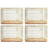 24-42" Copper Gold Wire Dog Crate GLD24/30/36/42