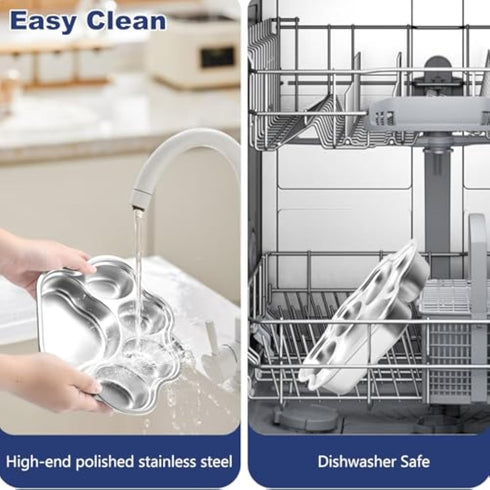 Dog Bowls Slow Feeder Stainless Steel Small Medium Breed Slow Feeding Dog Bowl For Fast Eater Dog Dishes To Slow Down Eating Non Slip Dog Food Bowl