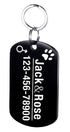 Personalized Dog ID Tag Stainless Steel Pet ID Tag