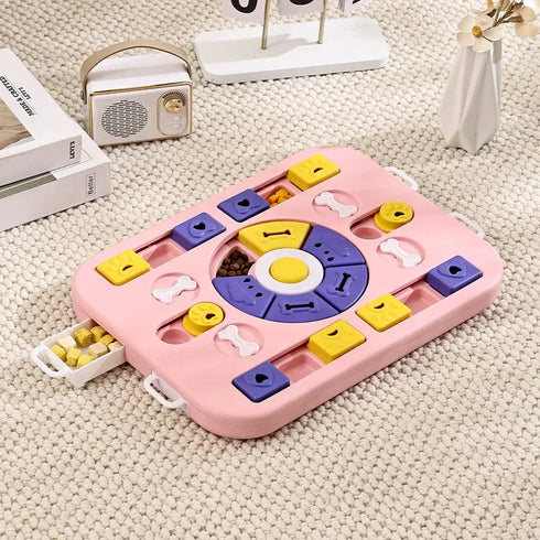 Dog Puzzle Toys Slow Feeder Interactive Increase Puppy IQ Food Dispenser Slowly Eating NonSlip Bowl Pet Cat Dogs Training Game