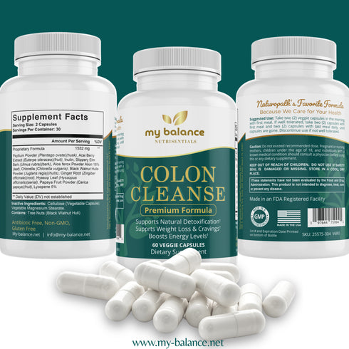 Colon Cleanse Supplement - Digestive Support - My Balance