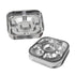 Pet Square Stainless Steel Slow Feeding Bowl