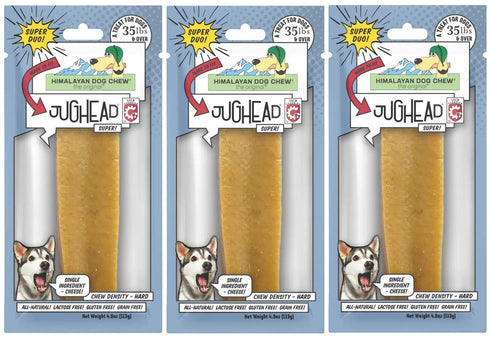 Himalayan Chews 3 Pack of Jughead Insert Dog Chew Treats Super for Use with Jughead Toys
