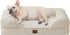 EHEYCIGA Orthopedic Dog Beds for Extra Large Dogs 44x32Inch, Waterproof Memory Foam XL Pet Bed with Sides, Non-Slip and Egg-Crate Foam Big Dog Couch Bed with Washable Removable Cover, Grey