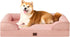 EHEYCIGA Orthopedic Dog Beds for Extra Large Dogs 44x32Inch, Waterproof Memory Foam XL Pet Bed with Sides, Non-Slip and Egg-Crate Foam Big Dog Couch Bed with Washable Removable Cover, Grey