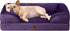 EHEYCIGA Orthopedic Dog Beds for Extra Large Dogs 44x32Inch, Waterproof Memory Foam XL Pet Bed with Sides, Non-Slip and Egg-Crate Foam Big Dog Couch Bed with Washable Removable Cover, Grey