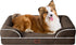 EHEYCIGA Orthopedic Dog Beds for Extra Large Dogs 44x32Inch, Waterproof Memory Foam XL Pet Bed with Sides, Non-Slip and Egg-Crate Foam Big Dog Couch Bed with Washable Removable Cover, Grey