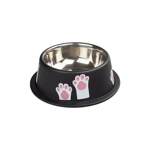 Oripet Paw Print Stainless Steel Dog Bowl 1050ml