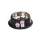 Oripet Paw Print Stainless Steel Dog Bowl 1050ml
