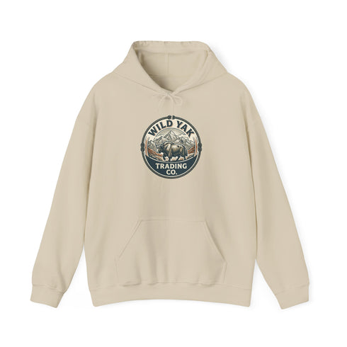 Wild Yak Trading Co. Hoodie — Vintage Mountain Outdoor Sweatshirt