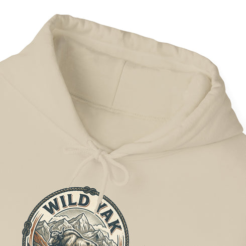 Wild Yak Trading Co. Hoodie — Vintage Mountain Outdoor Sweatshirt