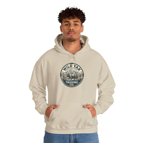 Wild Yak Trading Co. Hoodie — Vintage Mountain Outdoor Sweatshirt