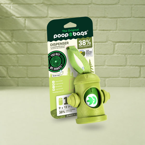 Hydrant Dispenser + Leash Roll Poop Bags