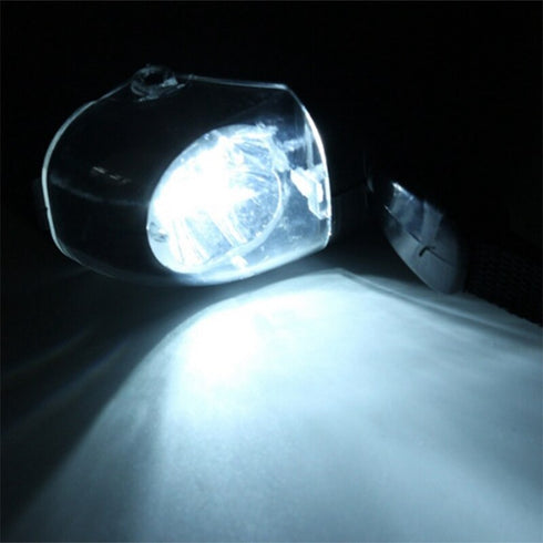 4.5M LED Flashlight Extendable Retractable Pet Dog Lead Leash with Disposable Poop Bag