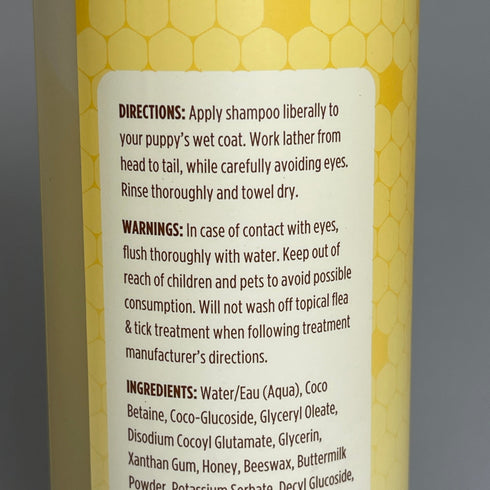 BURT'S BEE'S For Puppies Tearless Shampoo W/Buttermilk 16 oz FFP7263-01