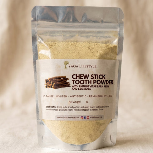 Jamaican Chew Stick Herbal Tooth Powder