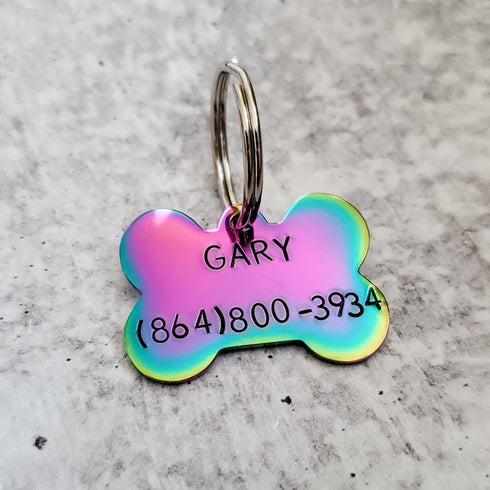 Custom Dog Bone Pet Identification Tag