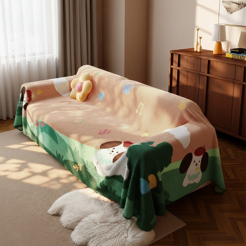 Best Sofa Cover for Dogs – Cozy Couch Blanket Cover with Fabric Couch Covers