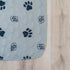 Gray Paw Print Pad/Mat