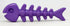 Fish Bone Nylon Dog Toy for Aggressive Chewers | USA Made | SodaPup