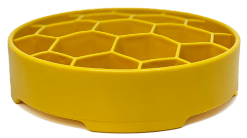 Honeycomb eBowl Deep Slow Feeder Dog Bowl for Enrichment | USA Made
