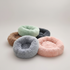 Plush Donut Comfort Pet Bed