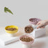 Ceramic Elevated Slow Feeder Bowl